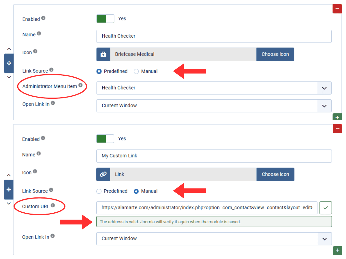 Create and validate your own shortcuts